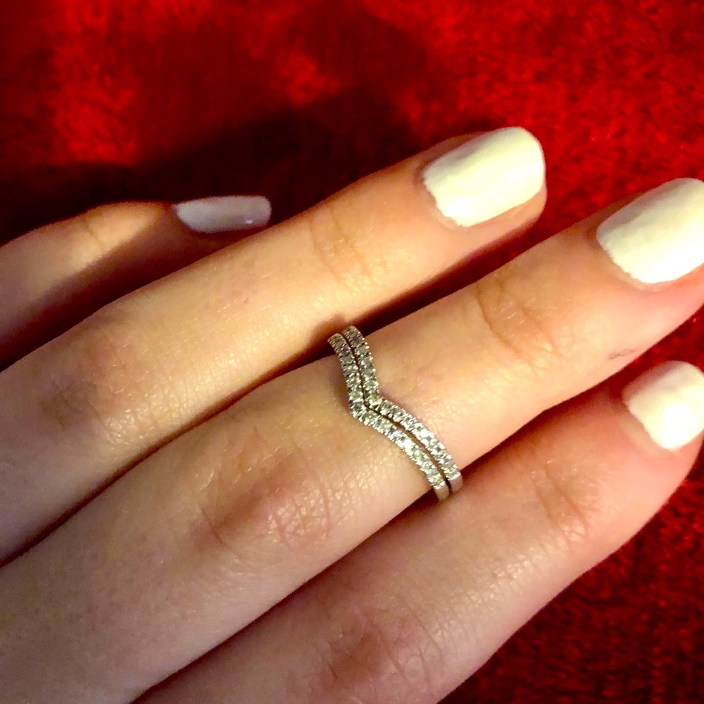Two diamond bands